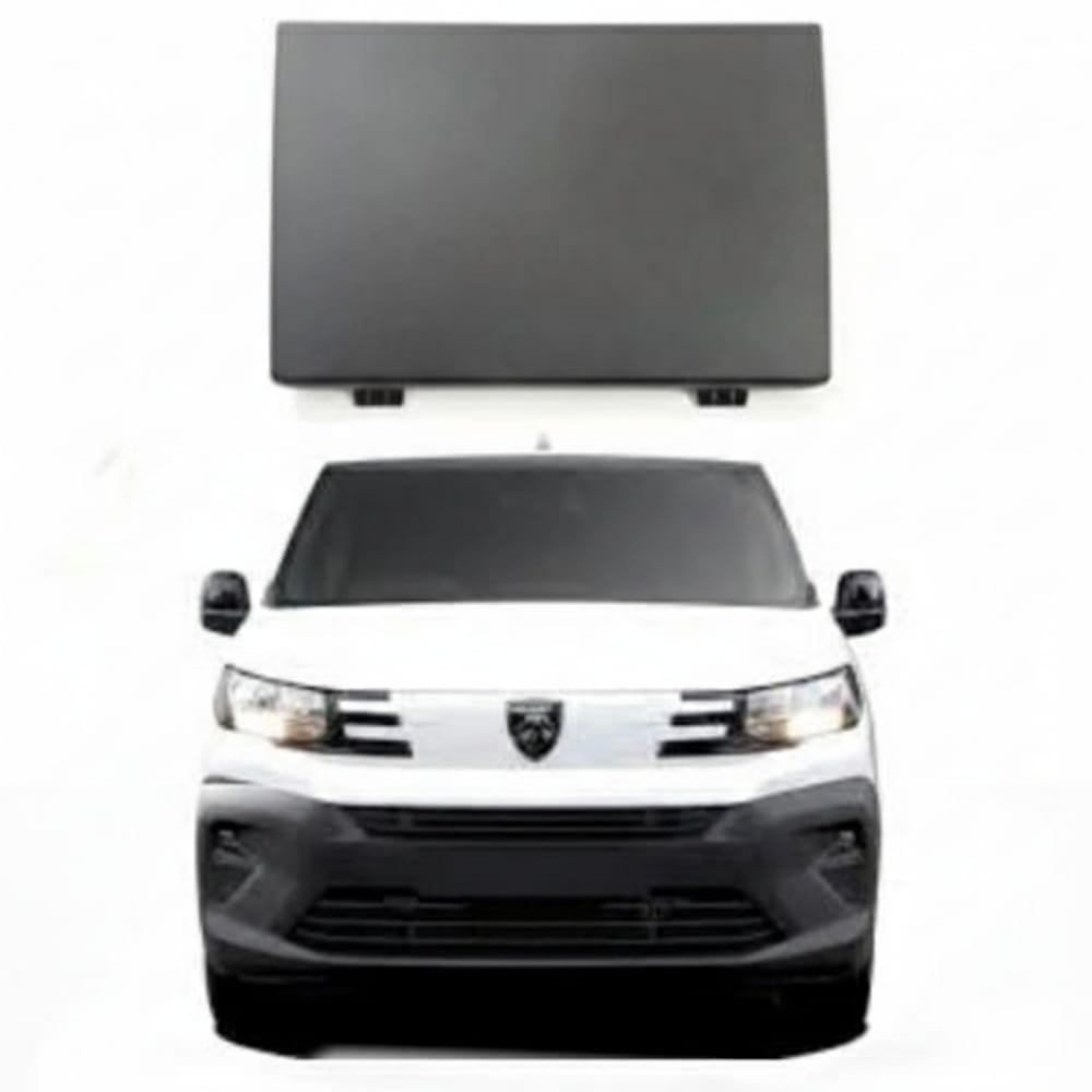 Front bumper center cover for Partner 2025 + new Doblo (original/agency).