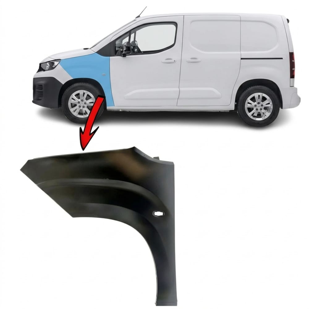 Left fender for Partner + new Doblò.