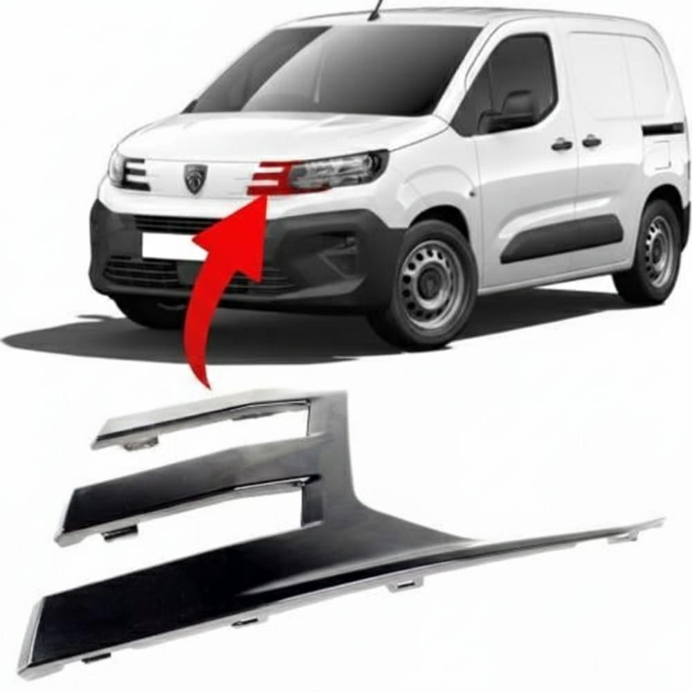 Left headlight for Partner 2025 – Spain import.