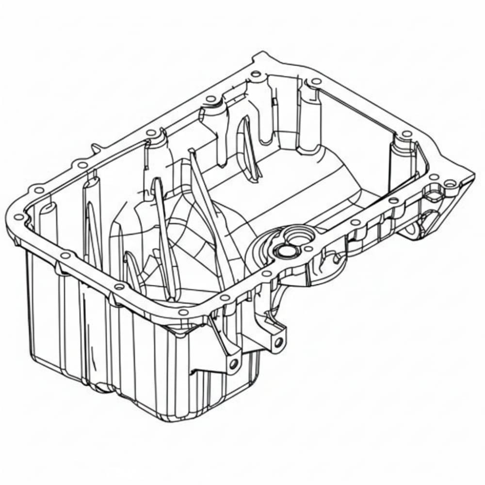 Original engine oil pan for Desire 2025-2026