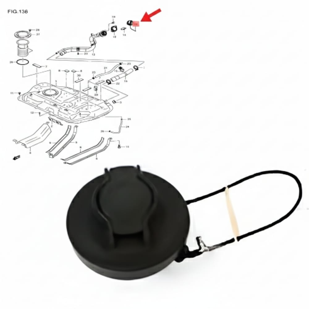 Original fuel tank cap for Desire and Vitara 2020-2026