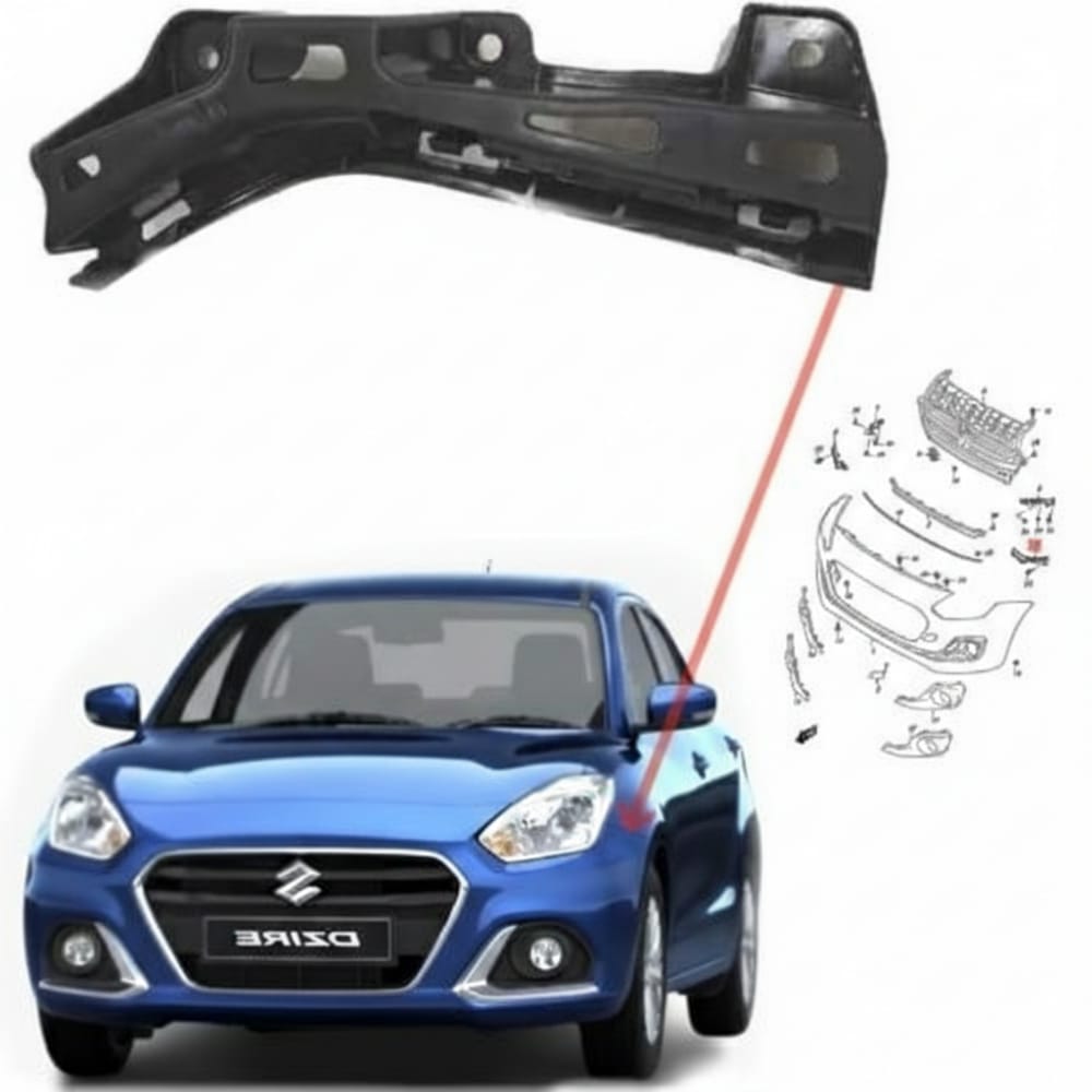 Original left headlight bracket for Suzuki Dzire 2020-2025 models