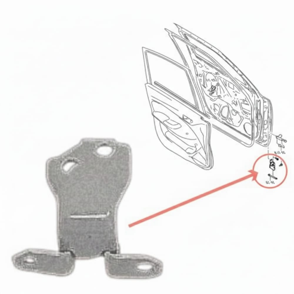 Original lower left door hinge for Suzuki Dzire 2020-2026