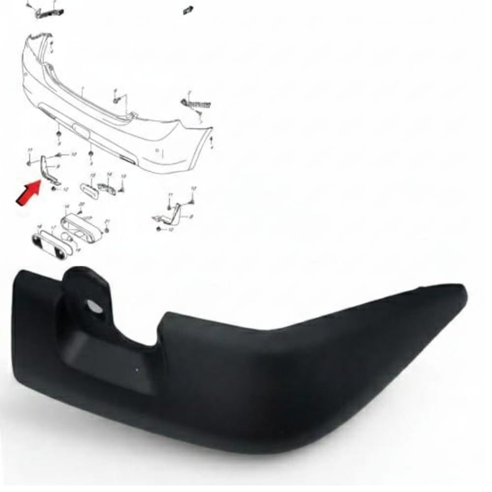 Original rear left fender bracket for Suzuki Dzire 2020-2025