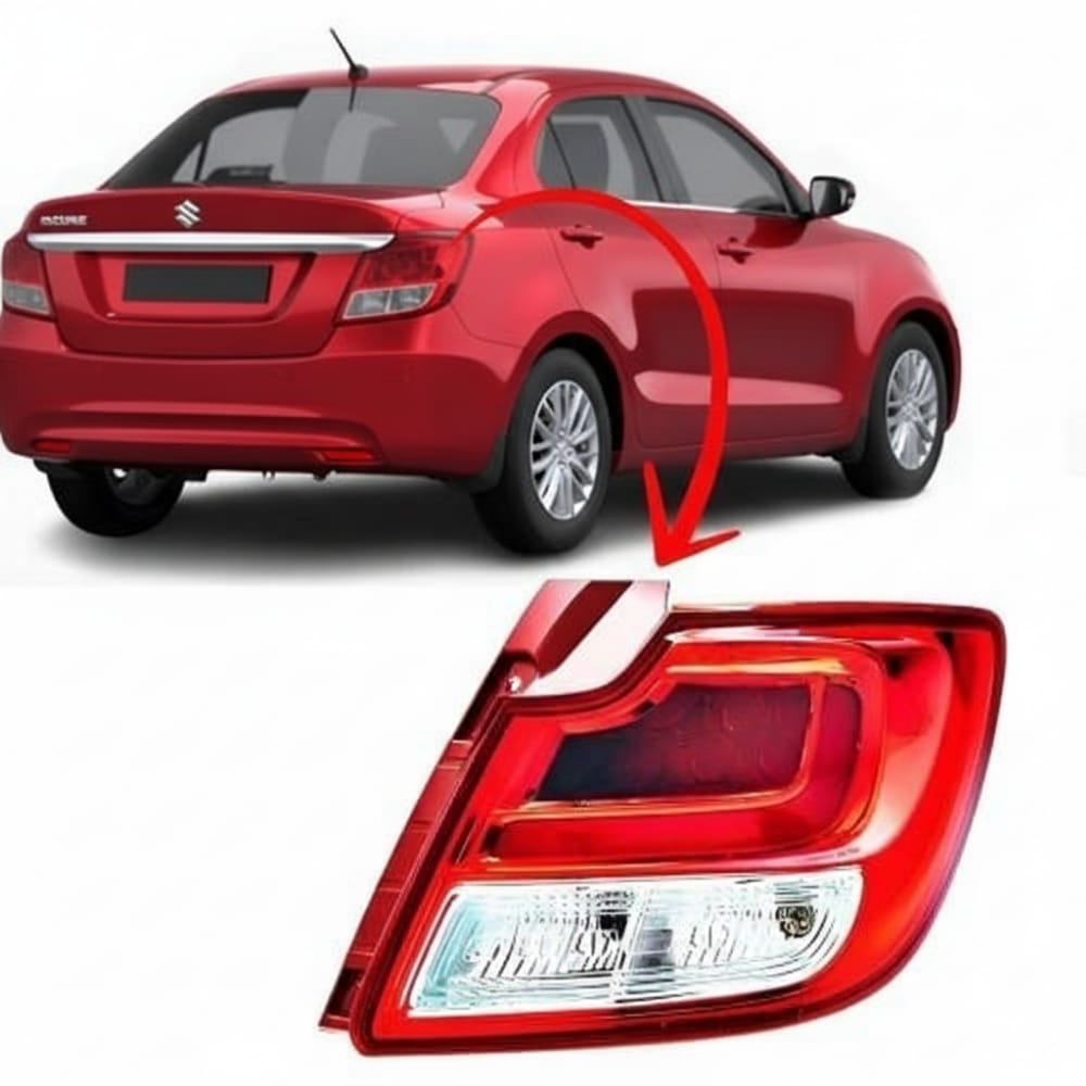 Original right headlight for Suzuki Desire (2021–2024) — broken