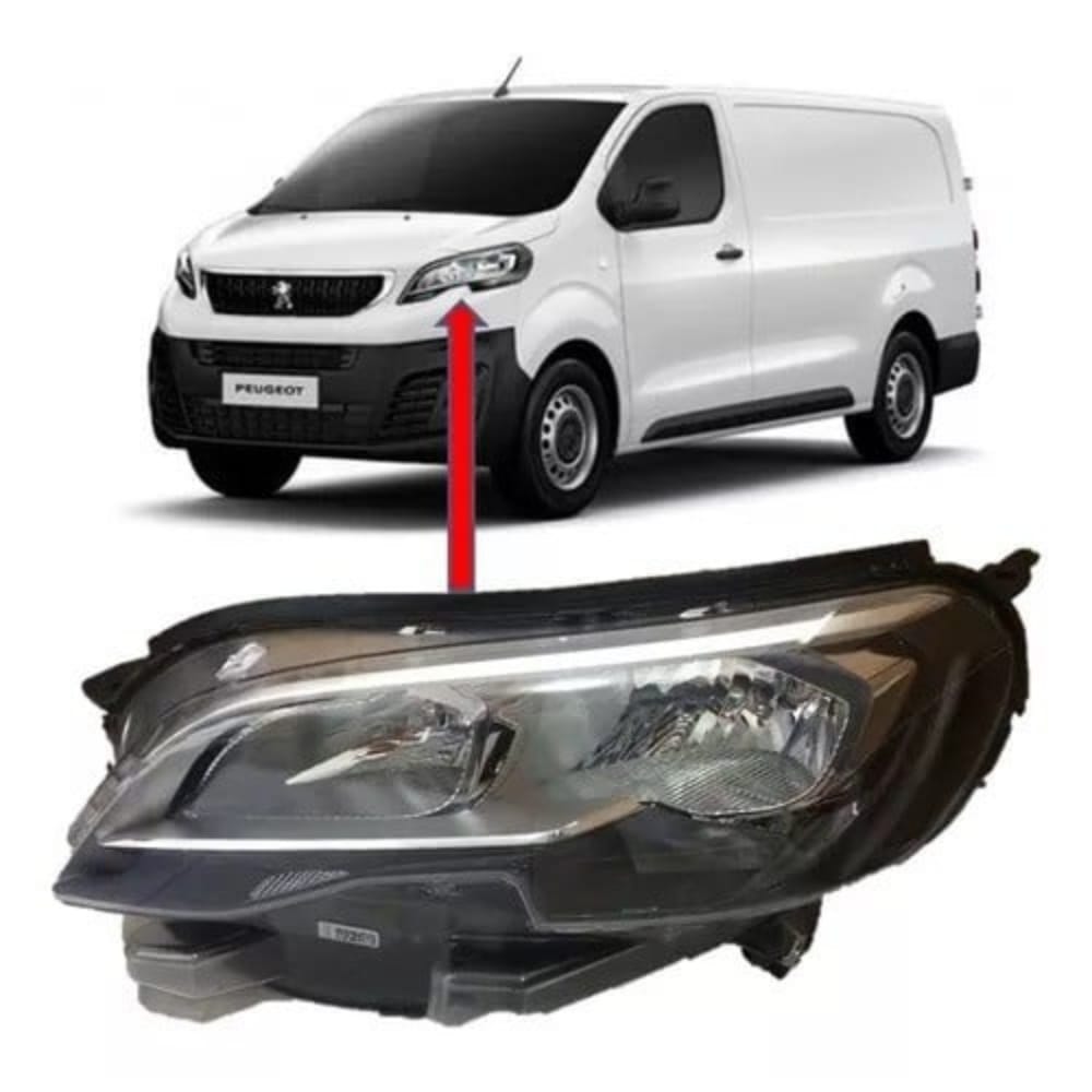 Left headlight for Expert – commercial version