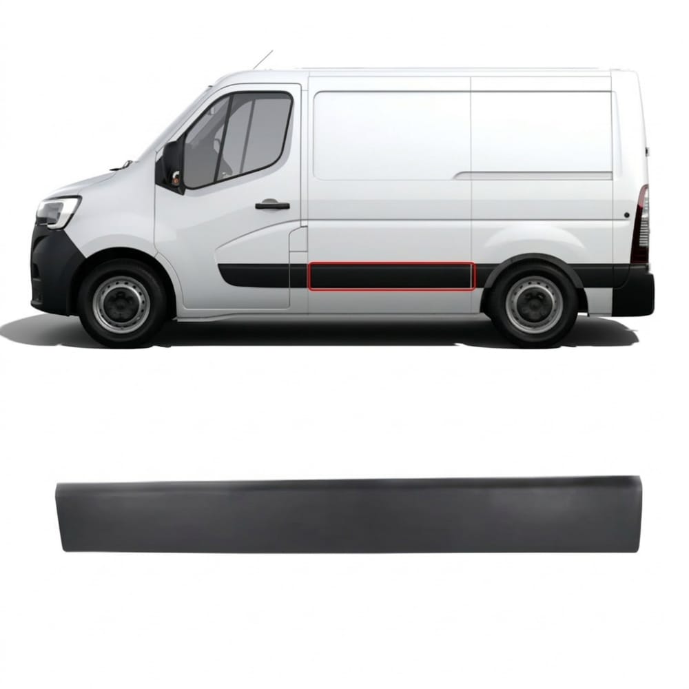 “Side mirror glass for Master – left side.