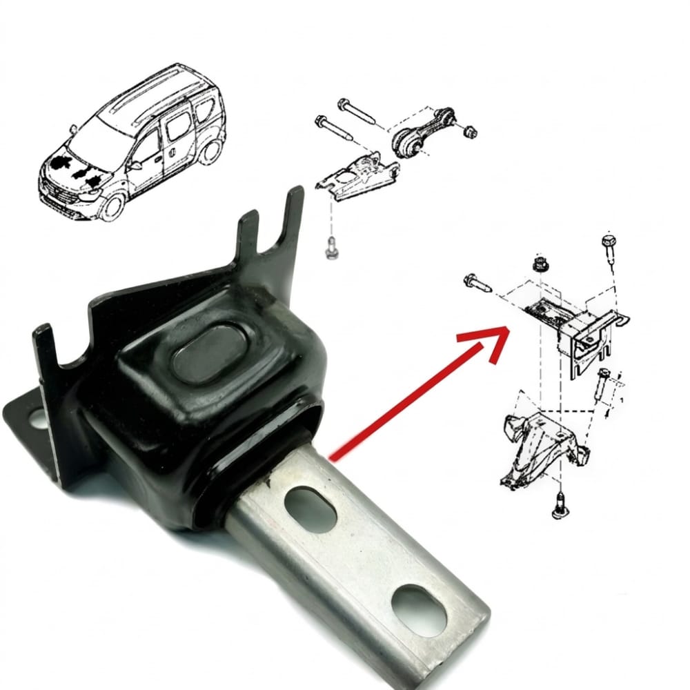 Chinese gearbox mount for Dokker.”