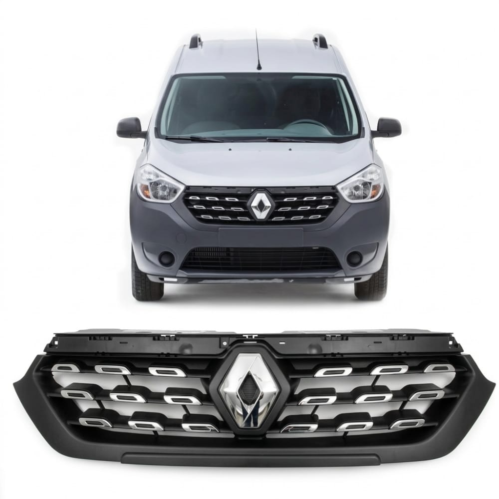 Docker front grille with logo