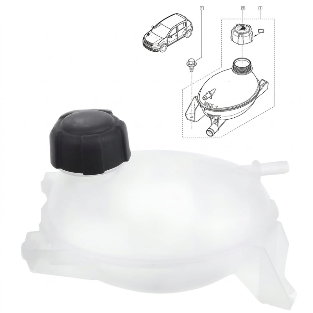 Ducato + Symbol water reservoir with cap