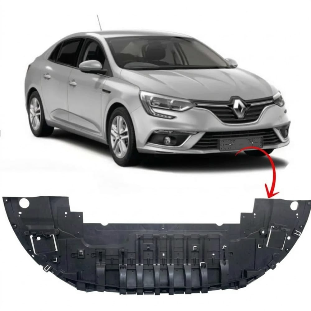 Front bumper liner for Renault Megane (Turkish).