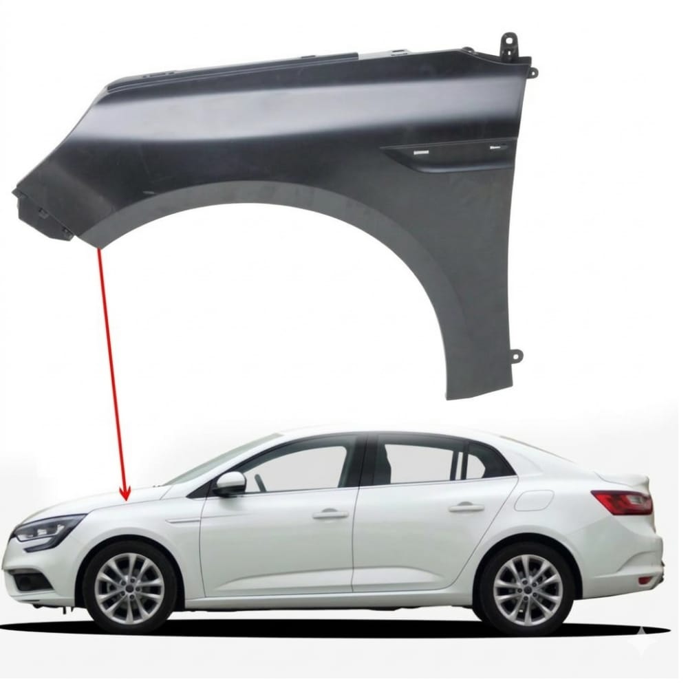 Front left fender – Megane, Taiwan.