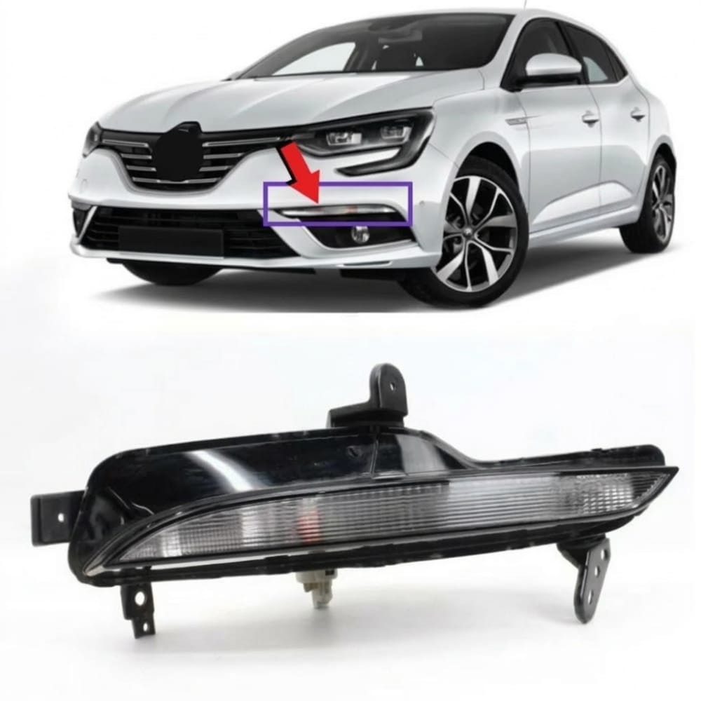 Left front turn signal light for Renault Megane.
