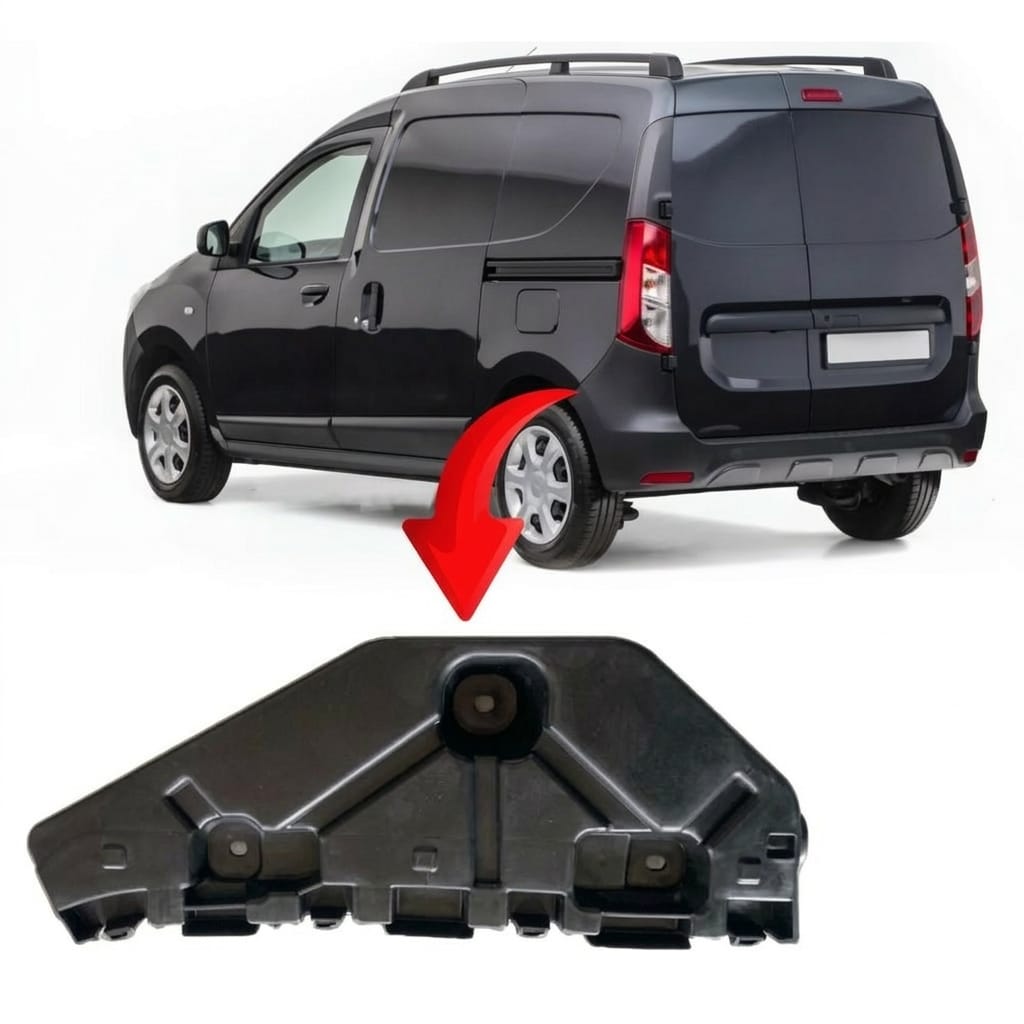 Left rear bumper bracket for Dokker (Taiwan)