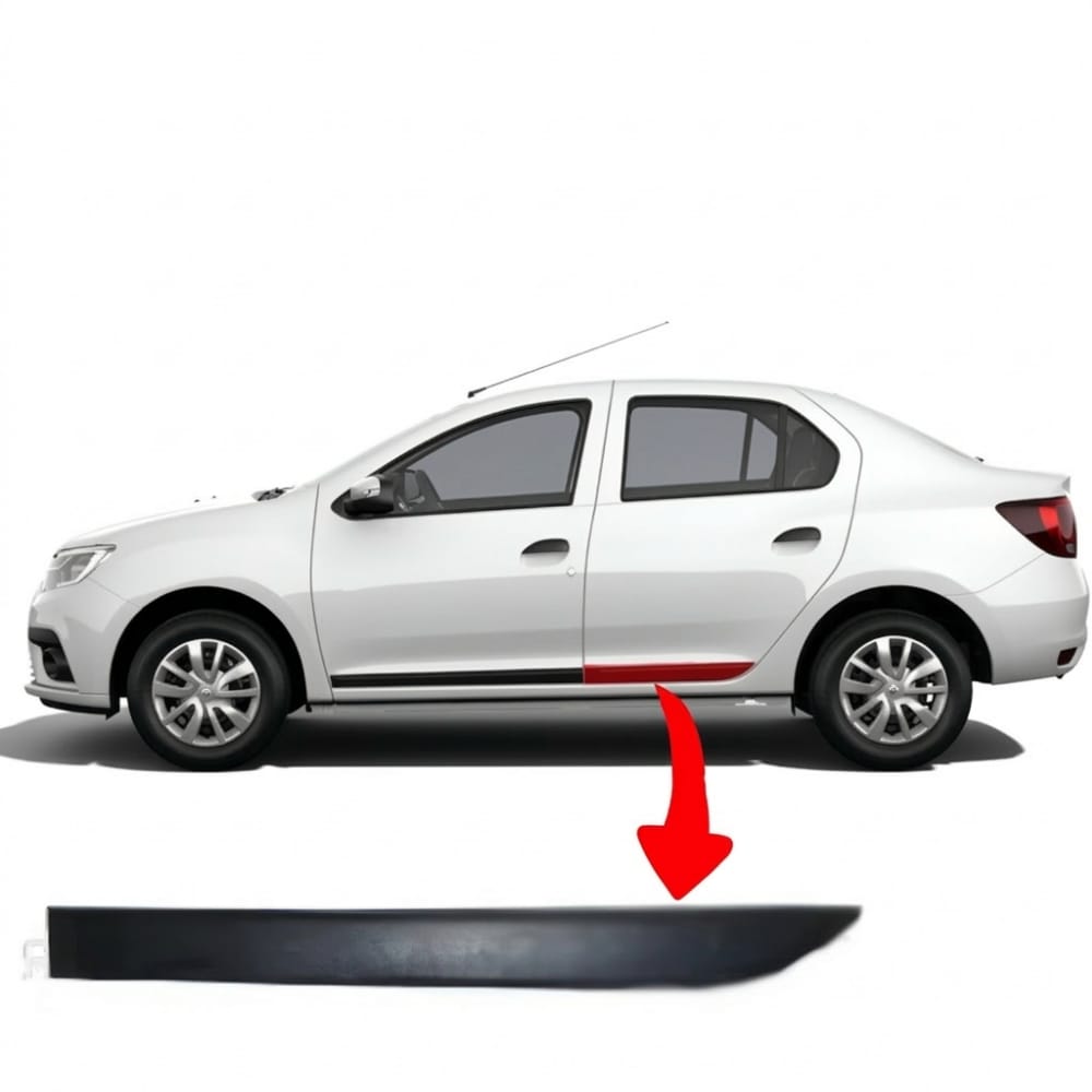 Rear left door striker (door latch catch) for Symbol