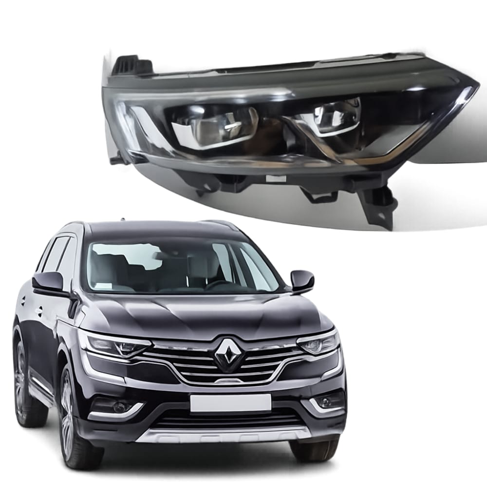 Right headlight for Koleos – full option, aftermarket, high quality.