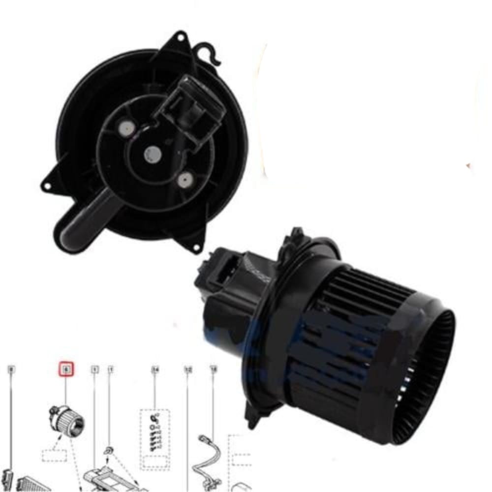 Air conditioning fan for Renault Symbol, specific to Exbna company.”