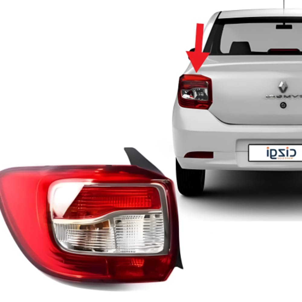 Left tail light – Renault Symbol (2015 model)