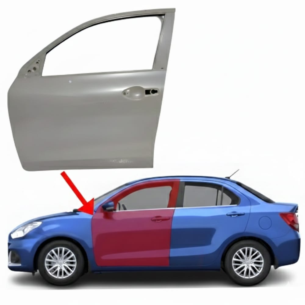 Original front left door for Suzuki Dzire 2020–2025